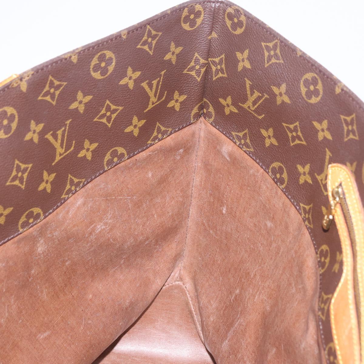 LOUIS VUITTON Monogram Sac Shopping Tote Bag M51108 LV Auth 195779