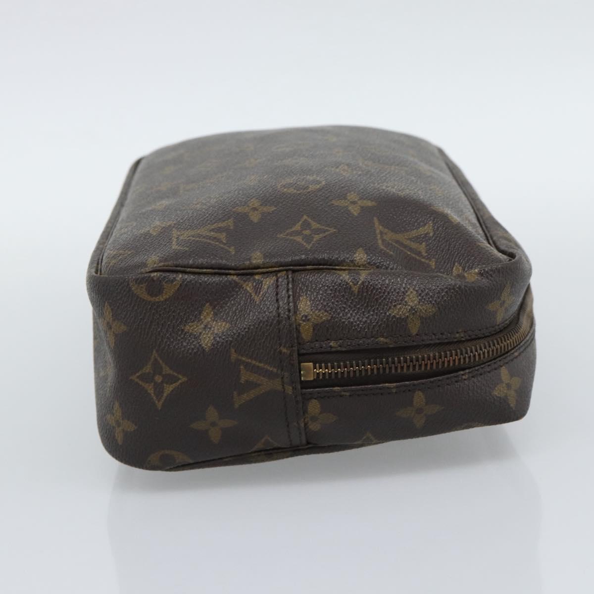 LOUIS VUITTON Monogram Trousse Toilette 28 Clutch Bag M47522 LV Auth 195781