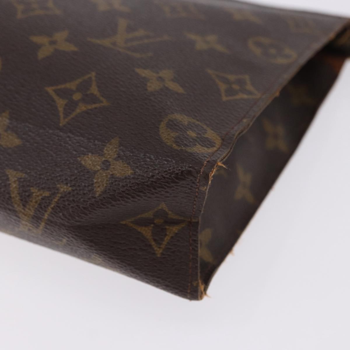 LOUIS VUITTON Monogram Poche Toilette 26 Pouch M47542 LV Auth 195783