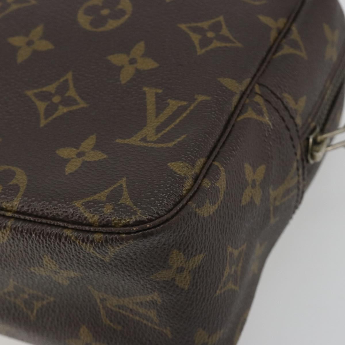 LOUIS VUITTON Monogram Trousse Toilette 28 Clutch Bag M47522 LV Auth 195789A