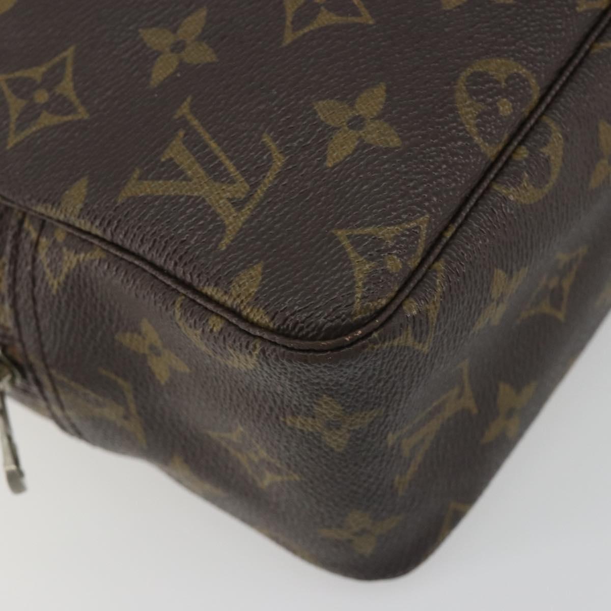 LOUIS VUITTON Monogram Trousse Toilette 28 Clutch Bag M47522 LV Auth 195789A