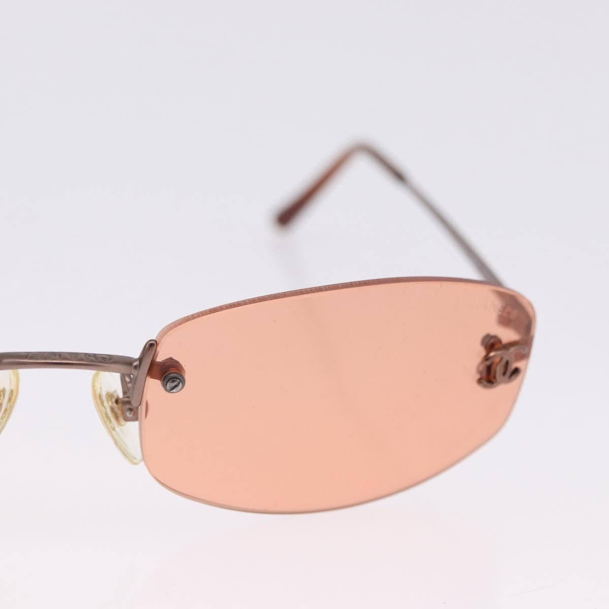 CHANEL Sunglasses COCO Mark Brown CC Auth 195920V