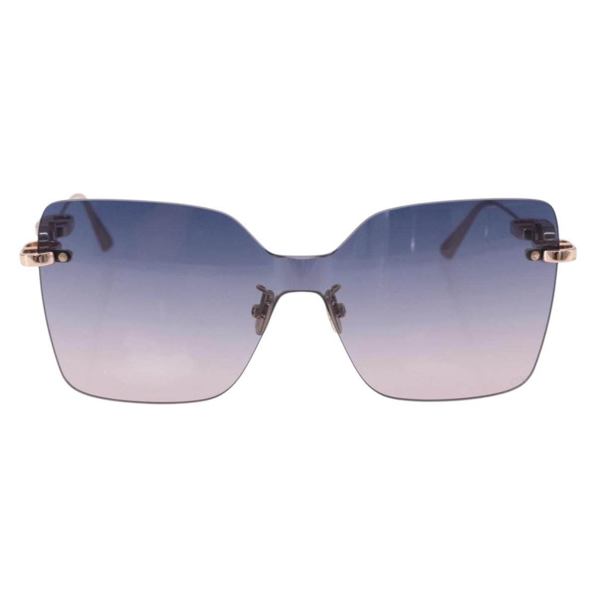 Christian Dior Sunglasses metal Gold Auth 195922M