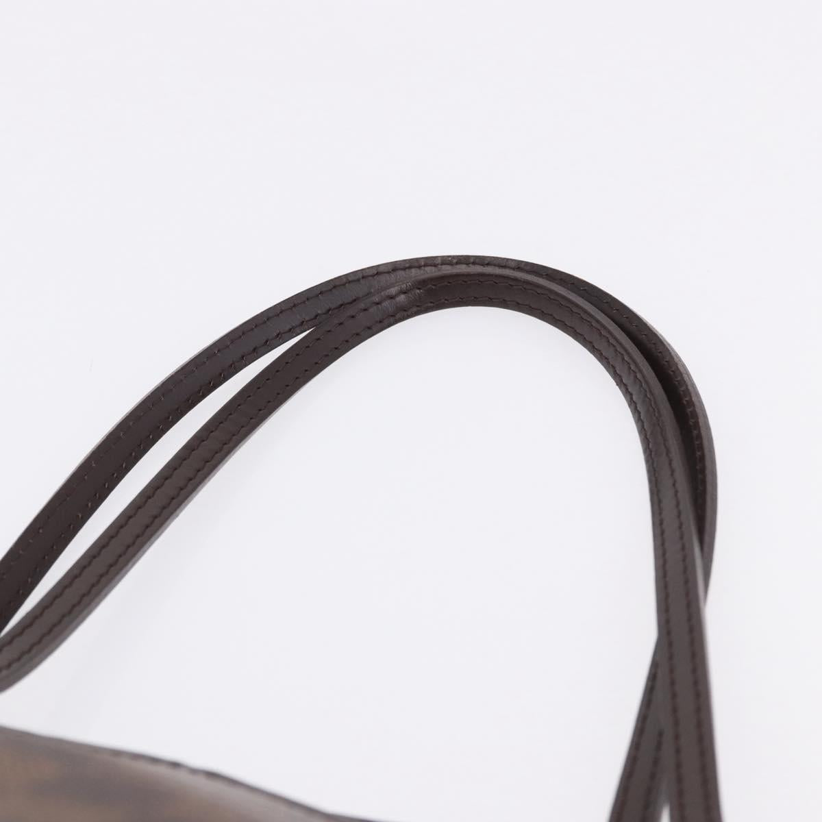LOUIS VUITTON Damier Ebene Neverfull MM Tote Bag N51105 LV Auth 195924V