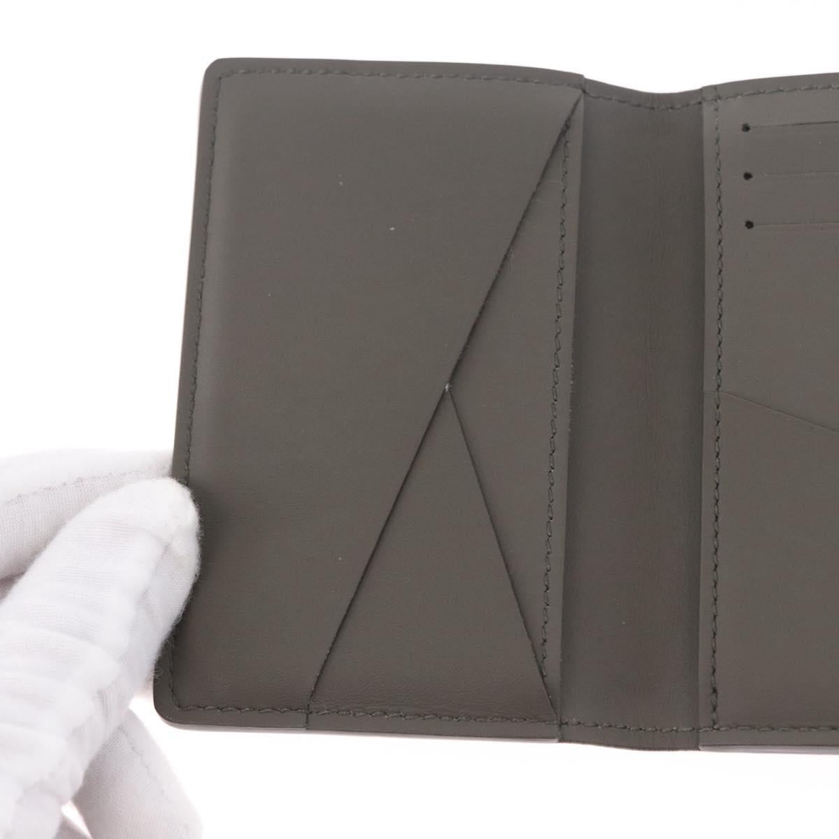 LOUIS VUITTON Aerogram Organizer Dupoch Card Case Gray M82277 LV Auth 195931V