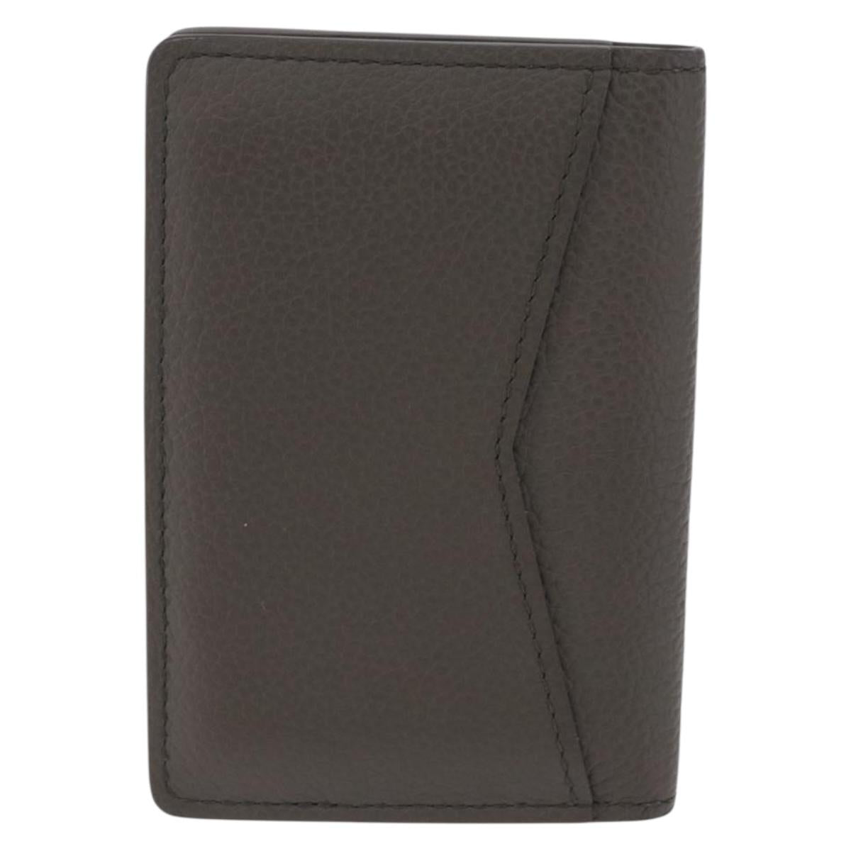 LOUIS VUITTON Aerogram Organizer Dupoch Card Case Gray M82277 LV Auth 195931V