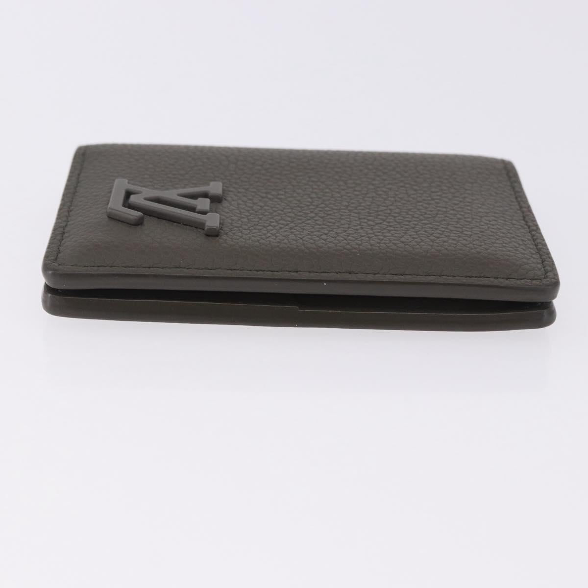 LOUIS VUITTON Aerogram Organizer Dupoch Card Case Gray M82277 LV Auth 195931V