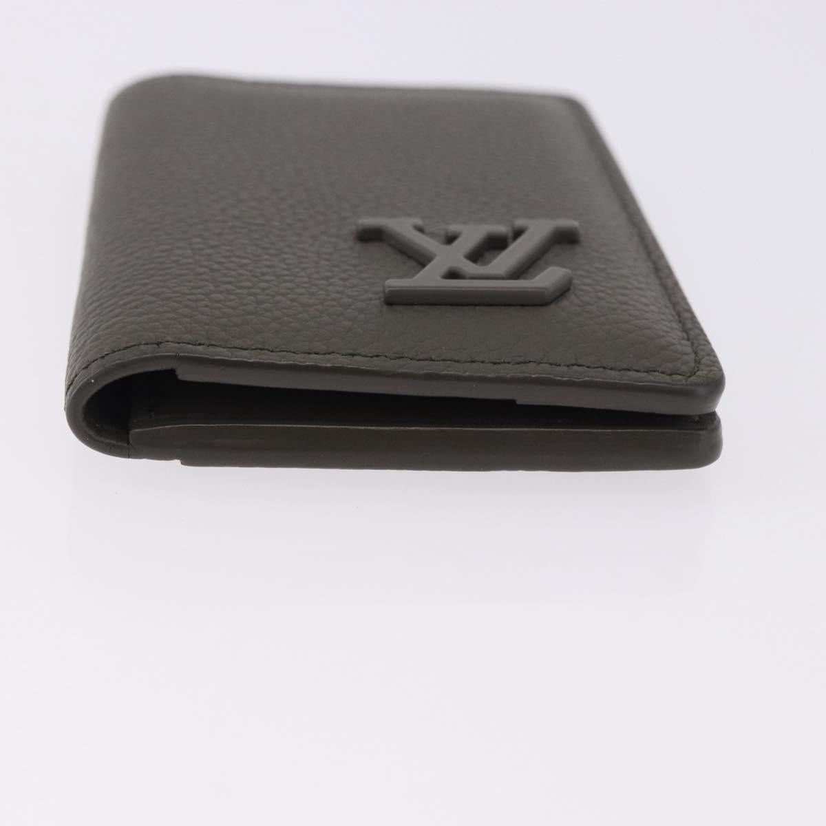 LOUIS VUITTON Aerogram Organizer Dupoch Card Case Gray M82277 LV Auth 195931V