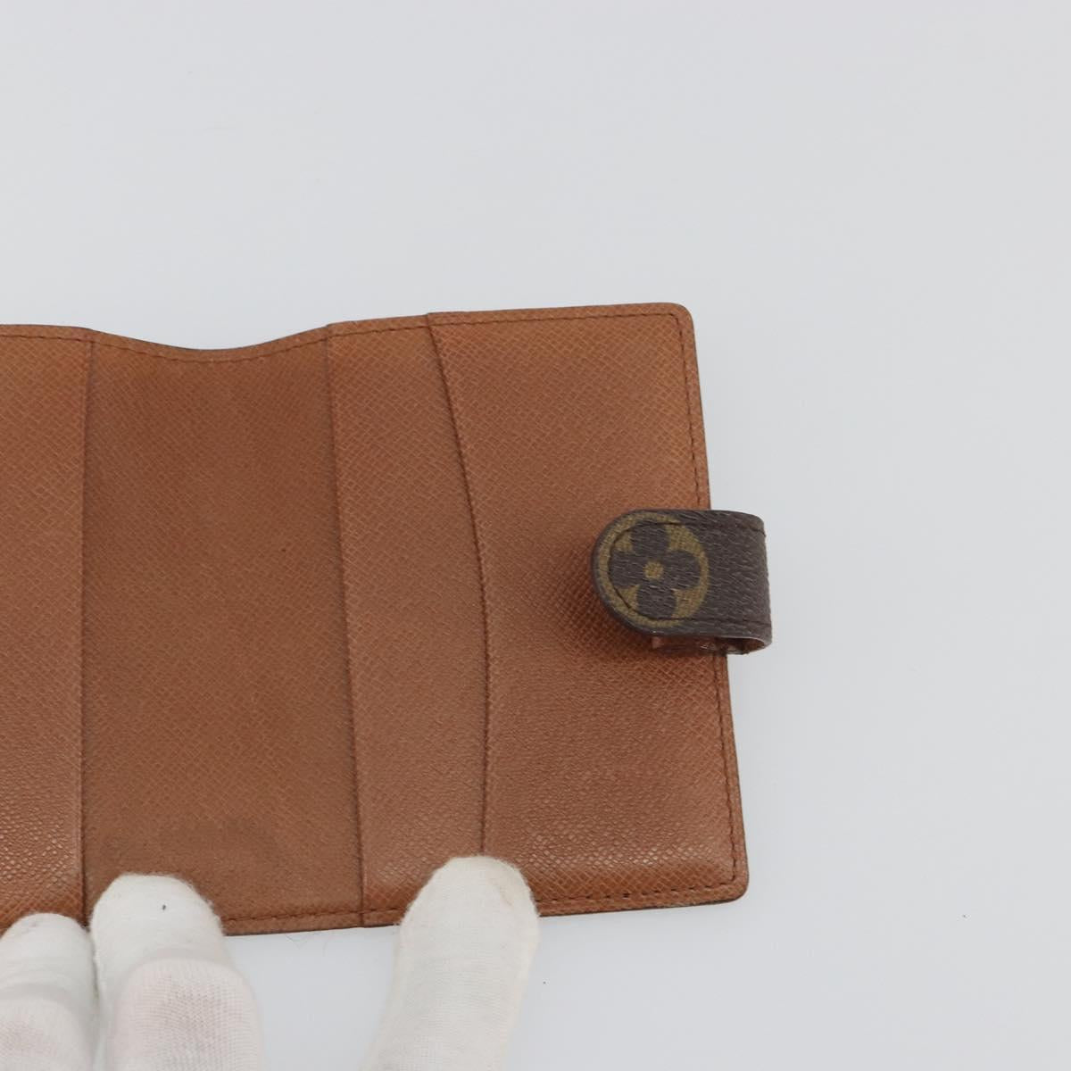 LOUIS VUITTON Monogram Agenda Mini Day Planner Cover R20007 LV Auth 195939