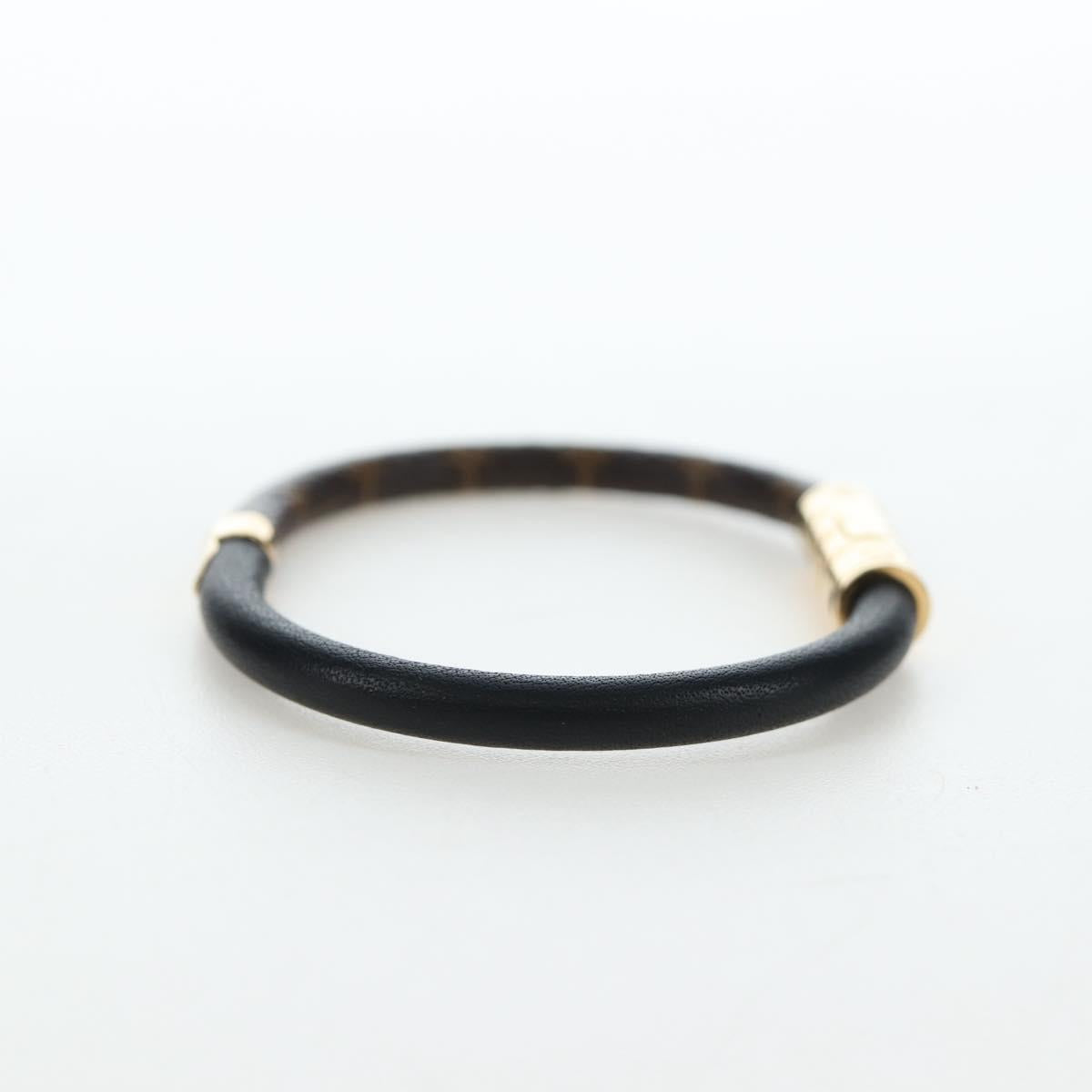 LOUIS VUITTON Monogram Brassle Daily Confidential Bracelet M6431 LV Auth 195941M