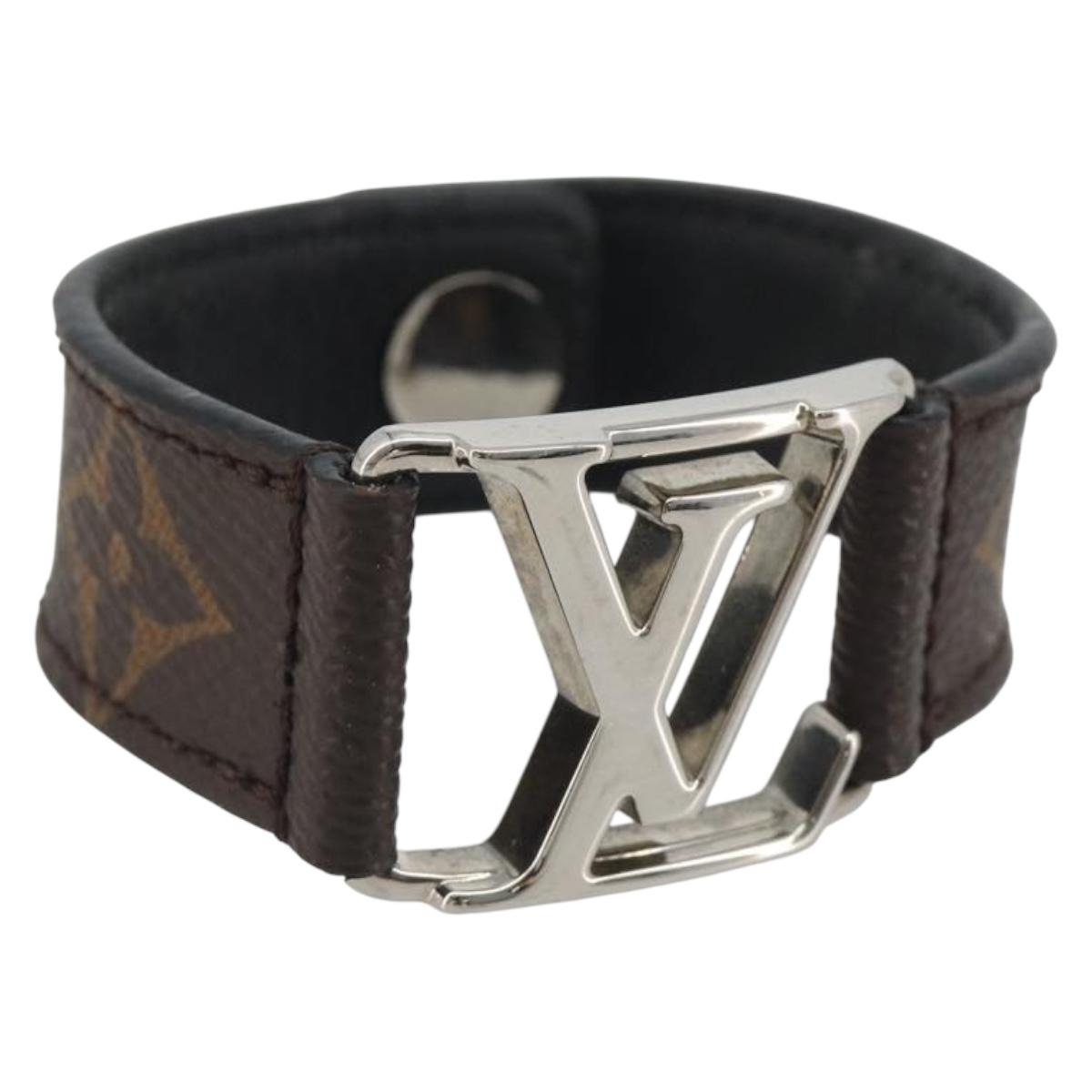 LOUIS VUITTON Monogram Brassle Hockenheim Bracelet LV Auth 195945A