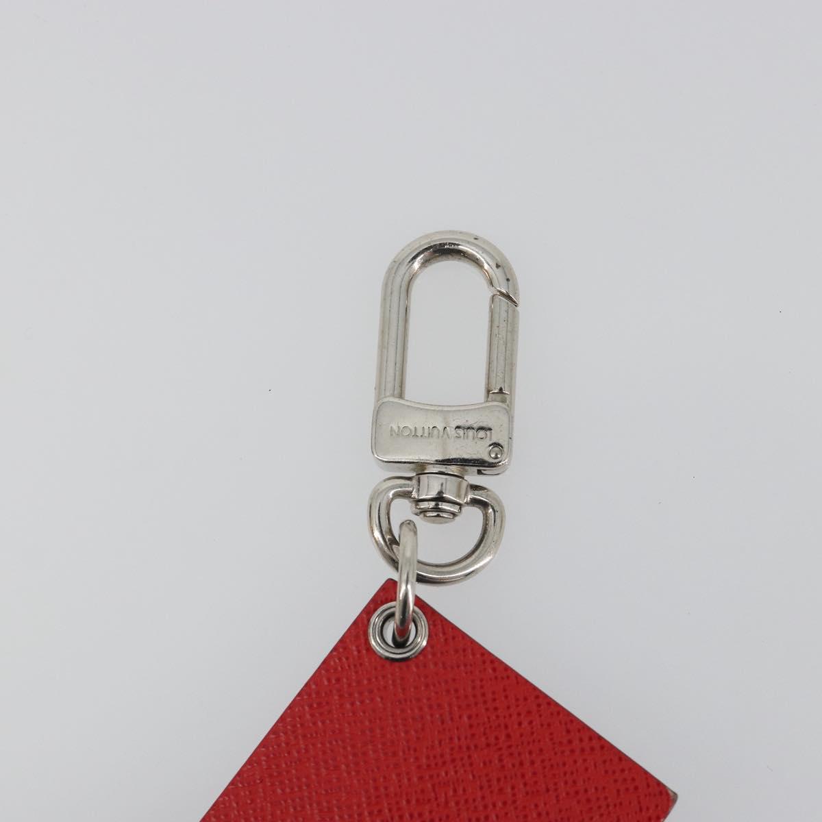 LOUIS VUITTON Epi Bag Charm Petite Malle Bag Charm Red LV Auth 195949M