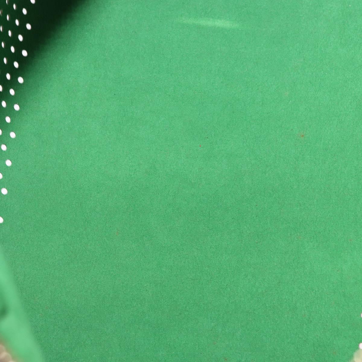 LOUIS VUITTON Monogram Perfo Speedy 30 Hand Bag Green M95181 LV Auth 195957V