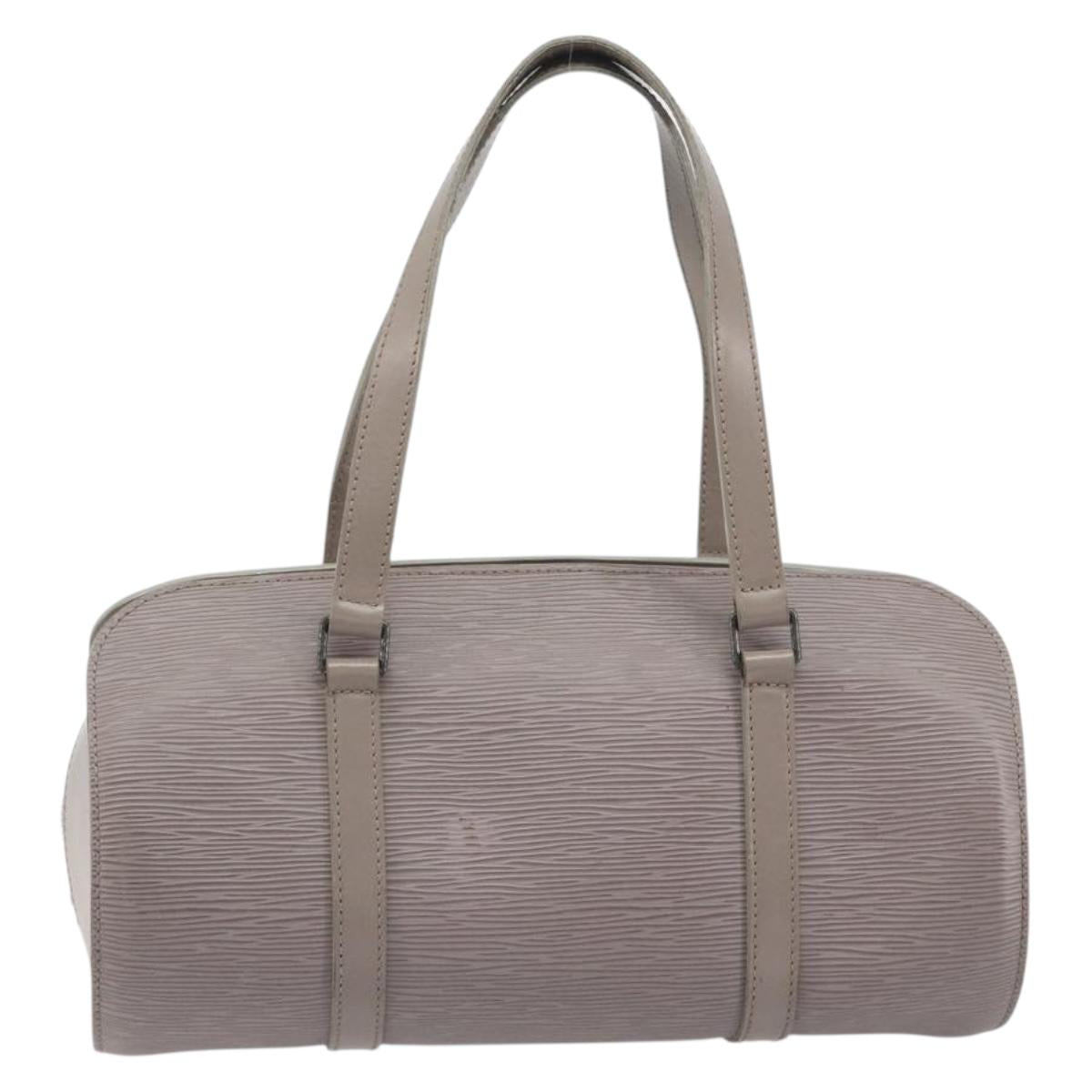 LOUIS VUITTON Epi Soufflot Hand Bag Lilac M5222B LV Auth 195964