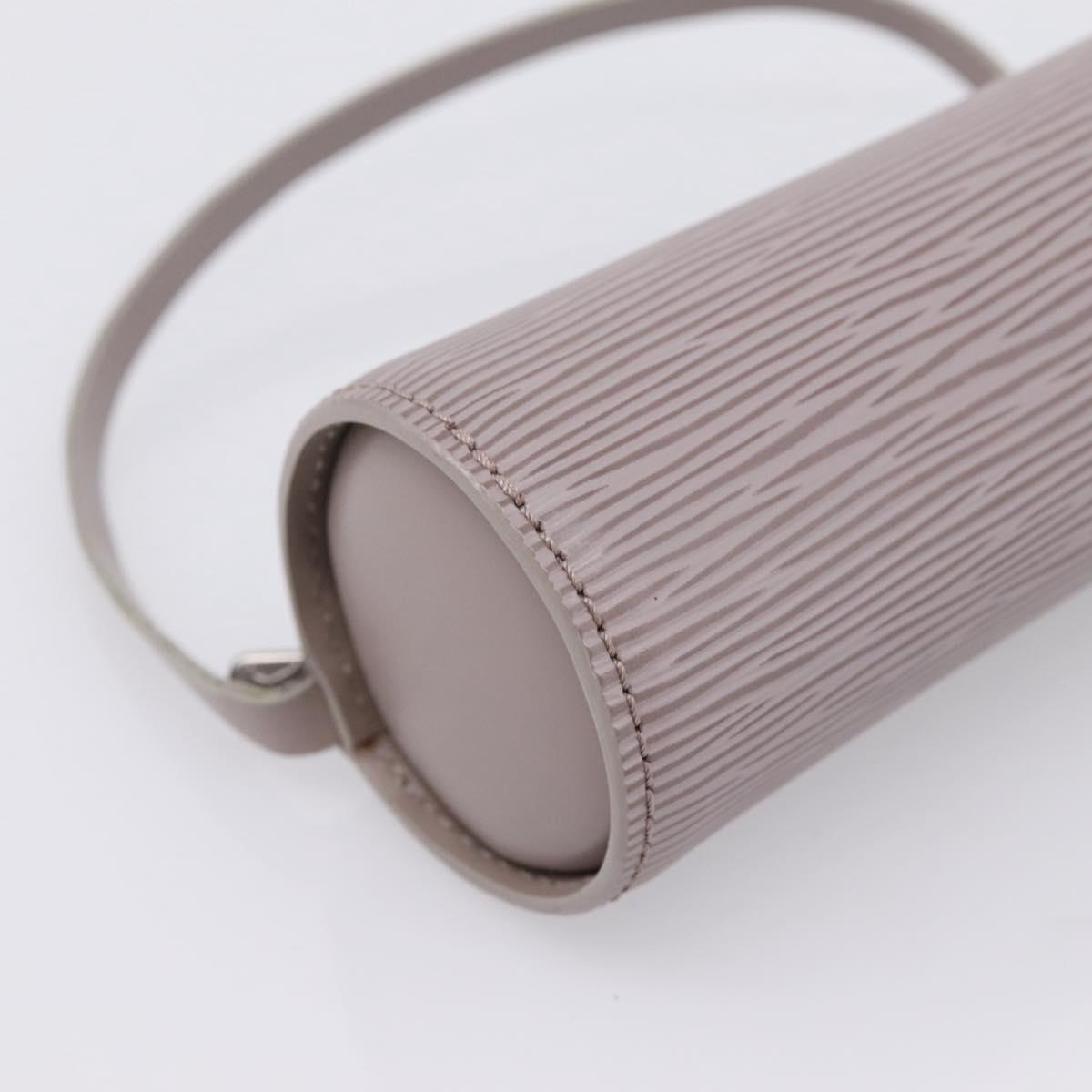 LOUIS VUITTON Epi Soufflot Pouch Lilac LV Auth 195965