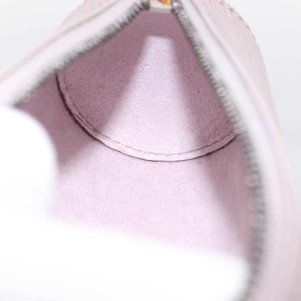 LOUIS VUITTON Epi Soufflot Pouch Lilac LV Auth 195965