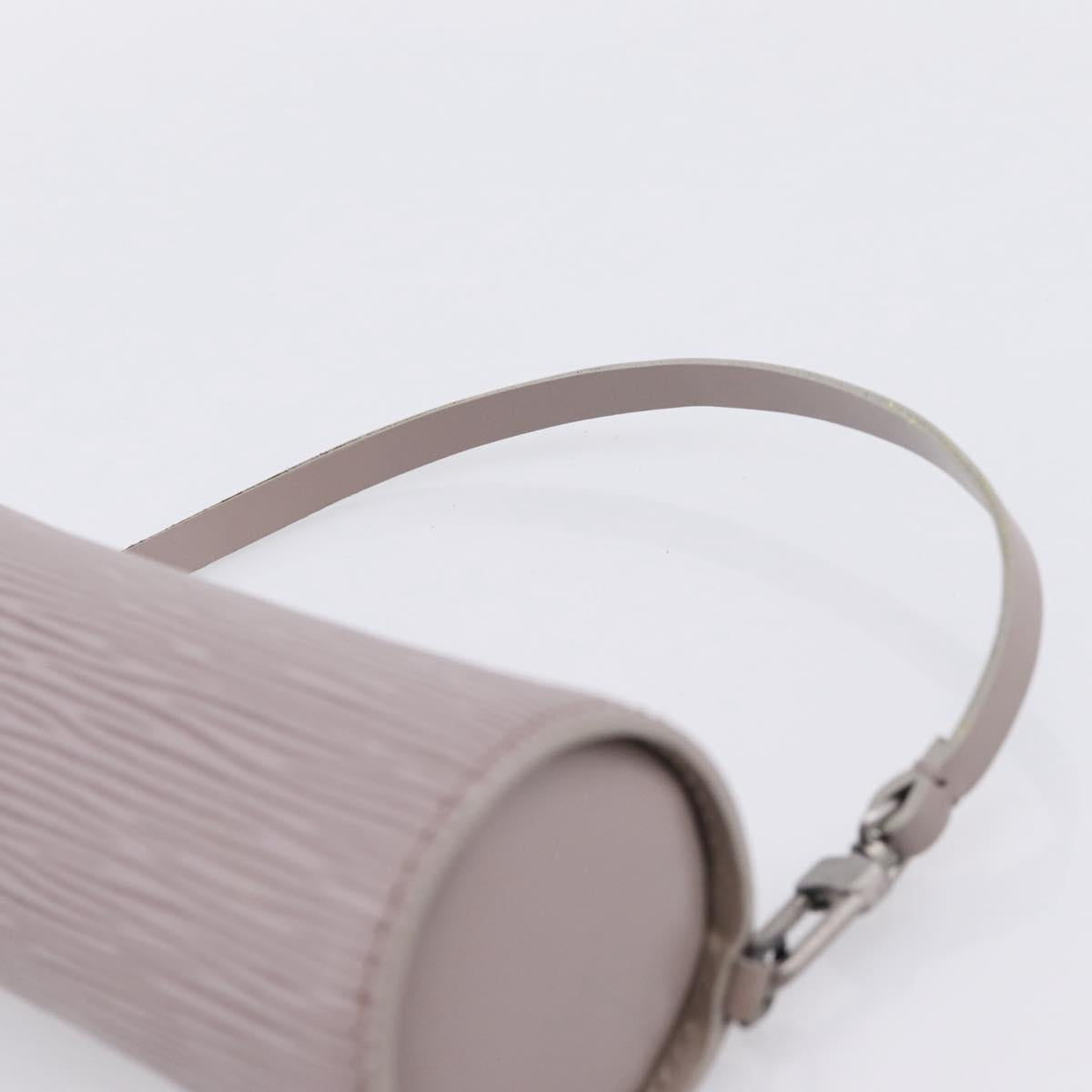 LOUIS VUITTON Epi Soufflot Pouch Lilac LV Auth 195965