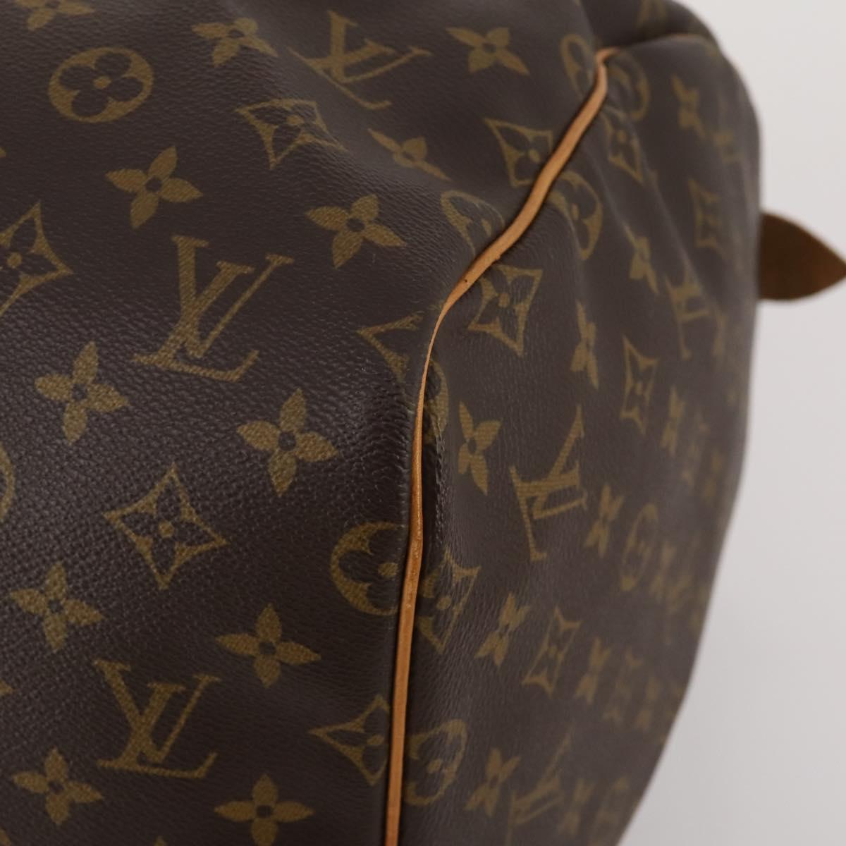 LOUIS VUITTON Monogram Keepall 55 Boston Bag M41424 LV Auth 195976A