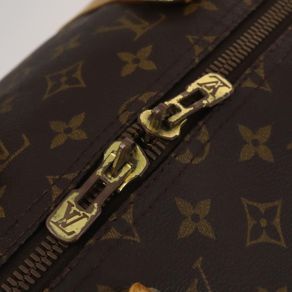 LOUIS VUITTON Monogram Keepall Bandouliere 50 Boston Bag M41416 LV Auth 195977