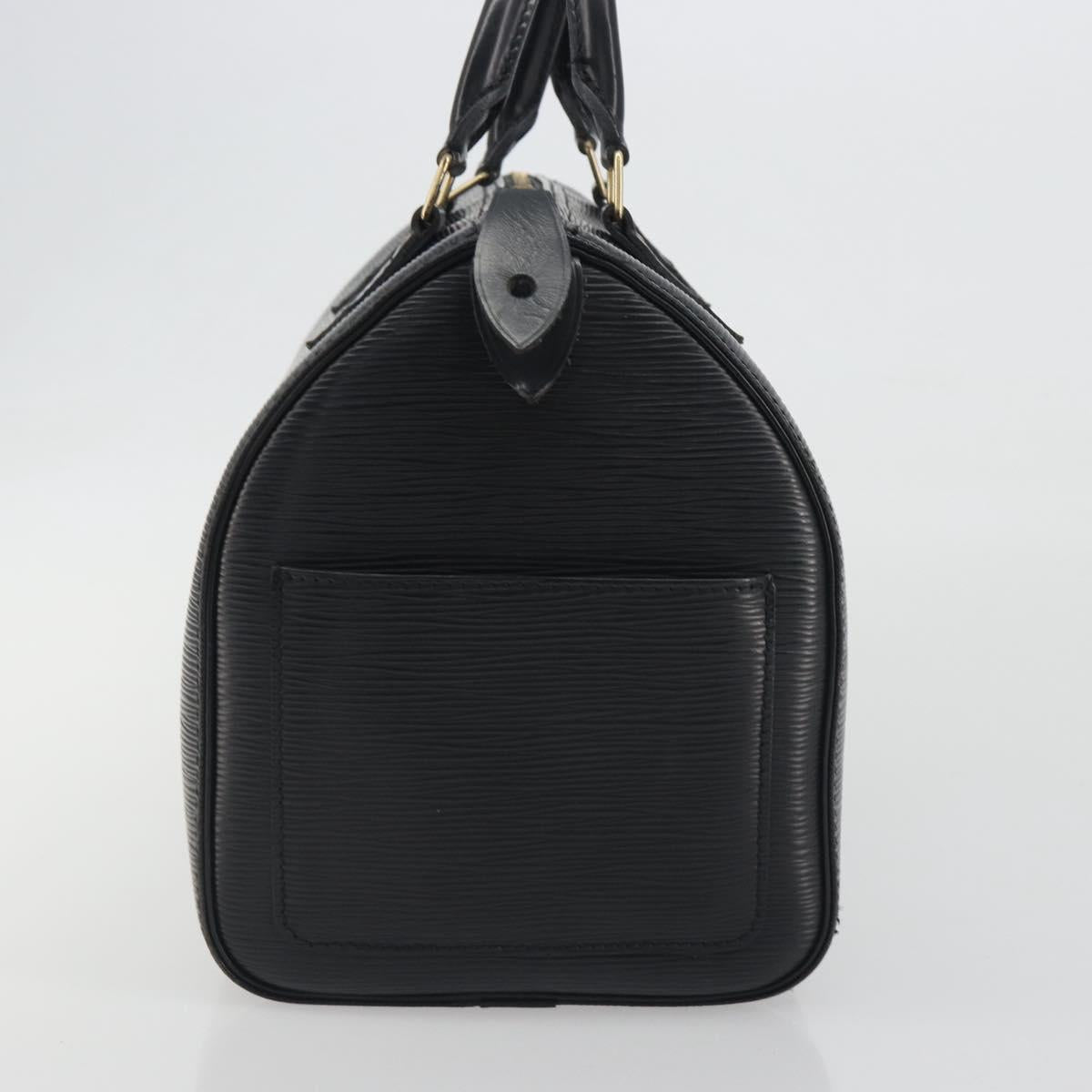 LOUIS VUITTON Epi Speedy 30 Hand Bag Noir Black M43002 LV Auth 195990A