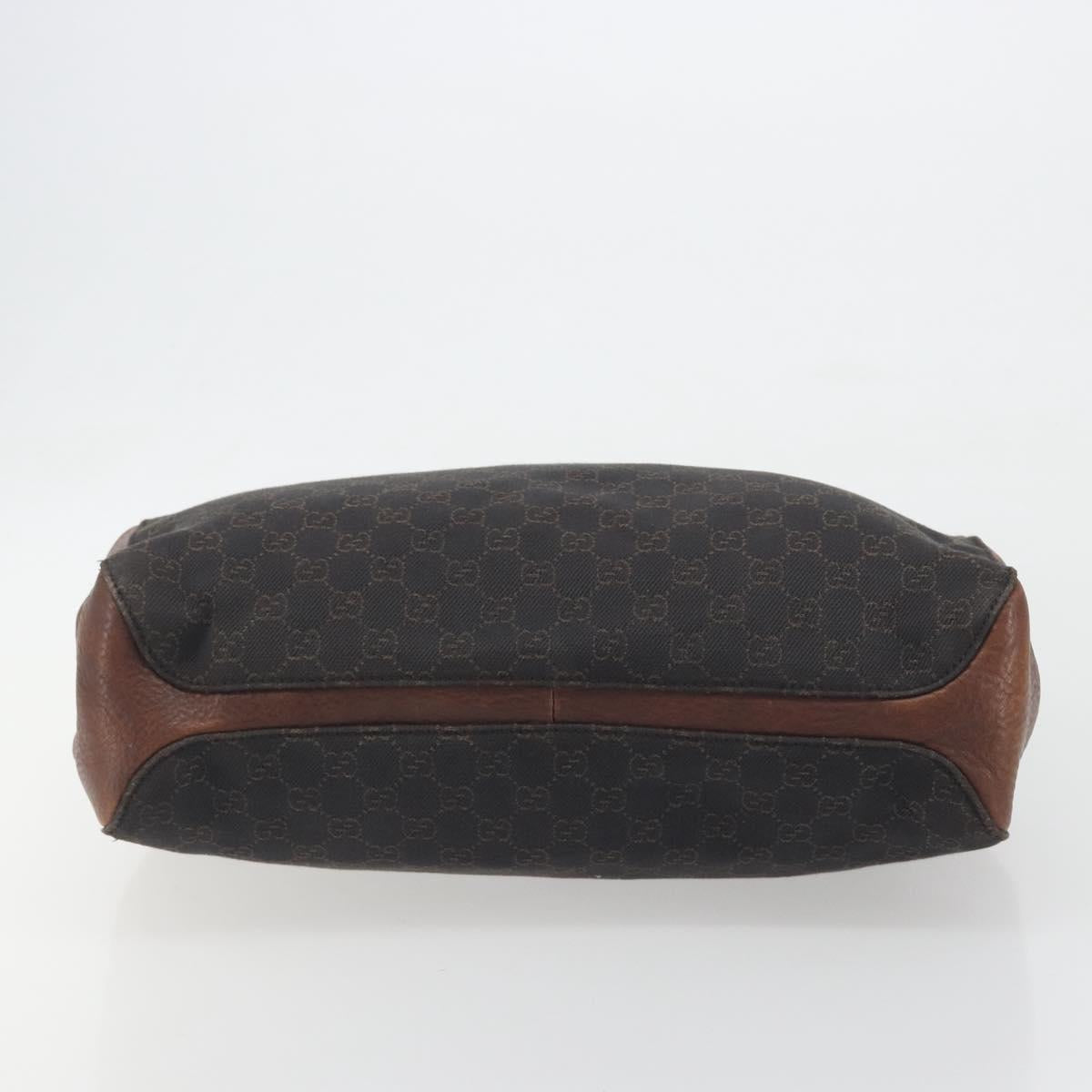 GUCCI GG Canvas Tote Bag Black 101346 Auth 195992
