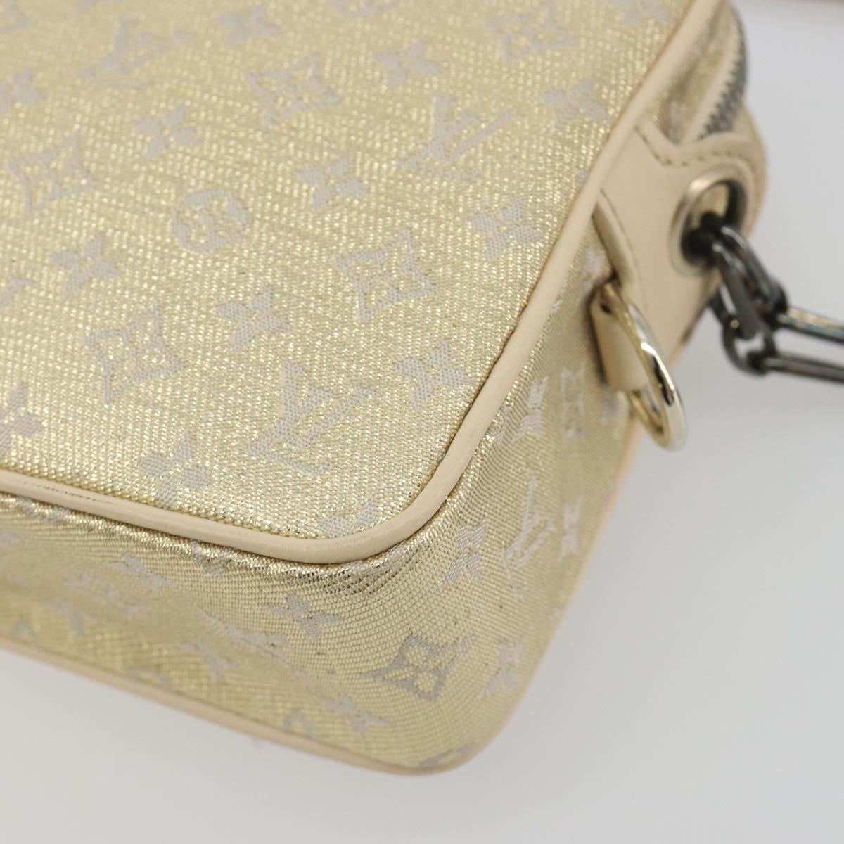 LOUIS VUITTON Monogram Shine McKenna Shoulder Bag Gold M92363 LV Auth 195998V
