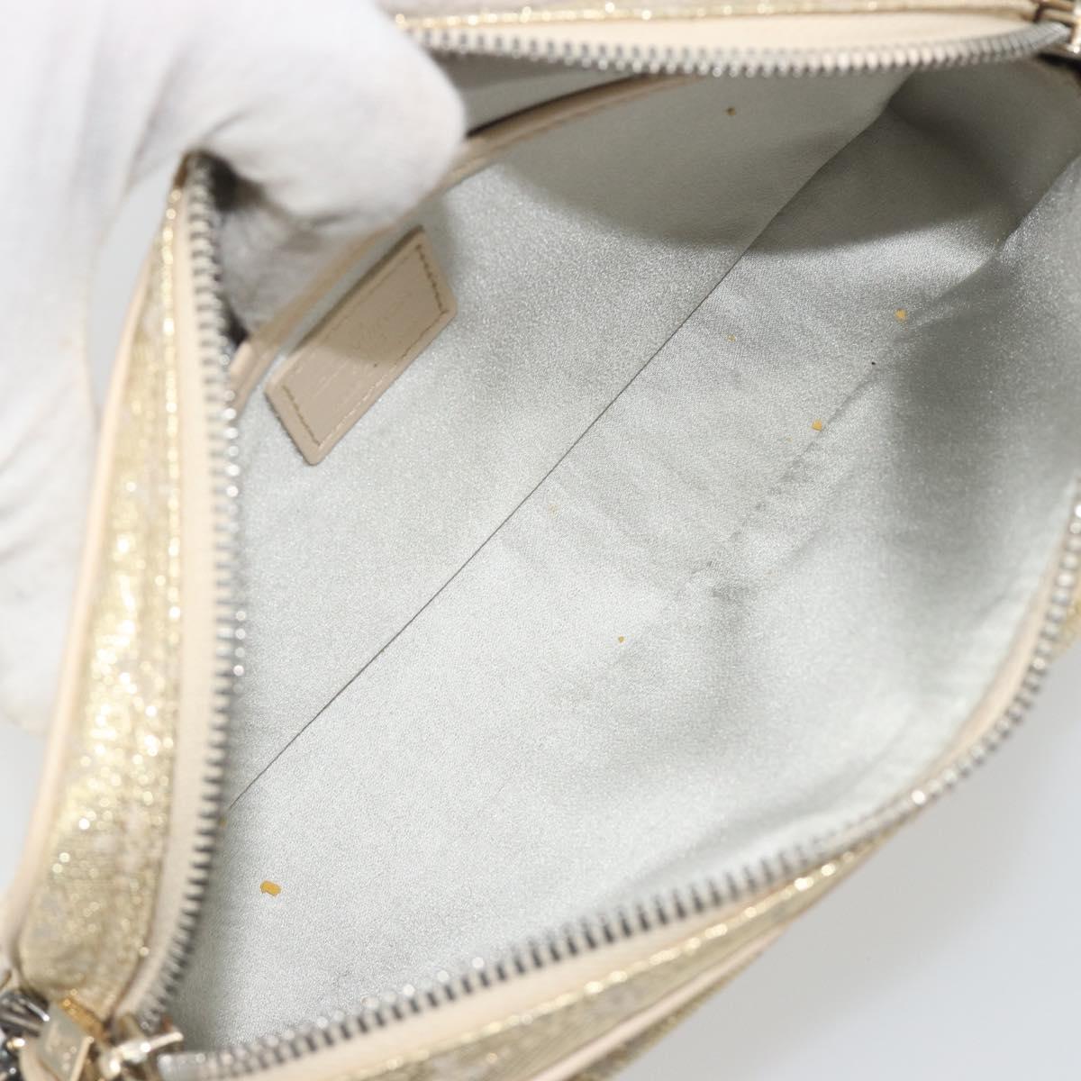 LOUIS VUITTON Monogram Shine McKenna Shoulder Bag Gold M92363 LV Auth 195998V