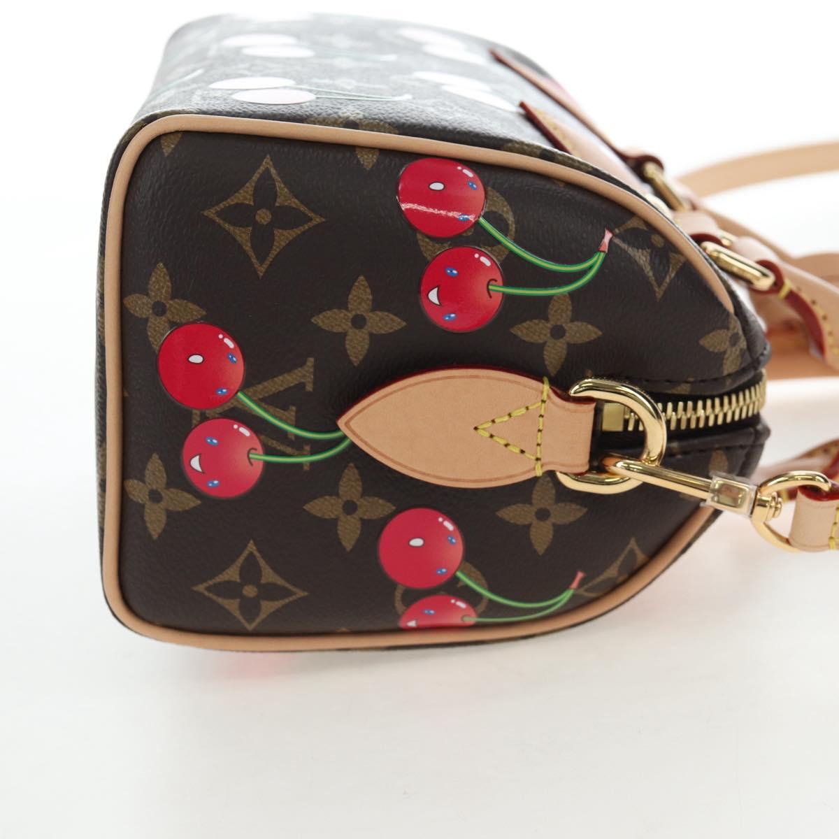 LOUIS VUITTON Cherry LV × TM Speedy Bandouliere 20 Bag M13094 LV Auth 196003SAM
