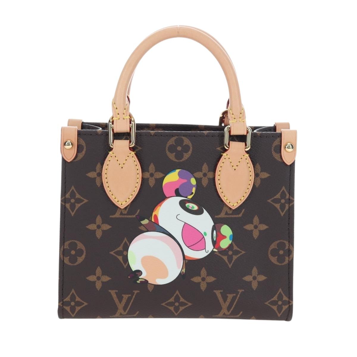 LOUIS VUITTON Monogram Panda On the Go Trunk BB Hand Bag M13668 Auth 196007SM