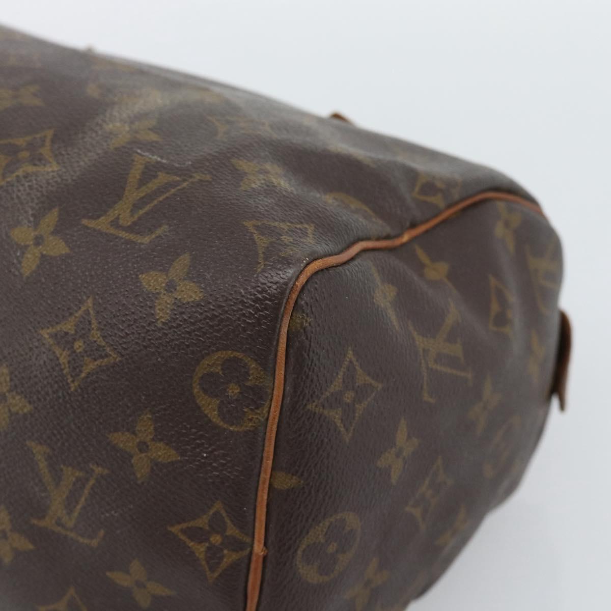 LOUIS VUITTON Monogram Speedy 25 Hand Bag M41528 LV Auth 196027