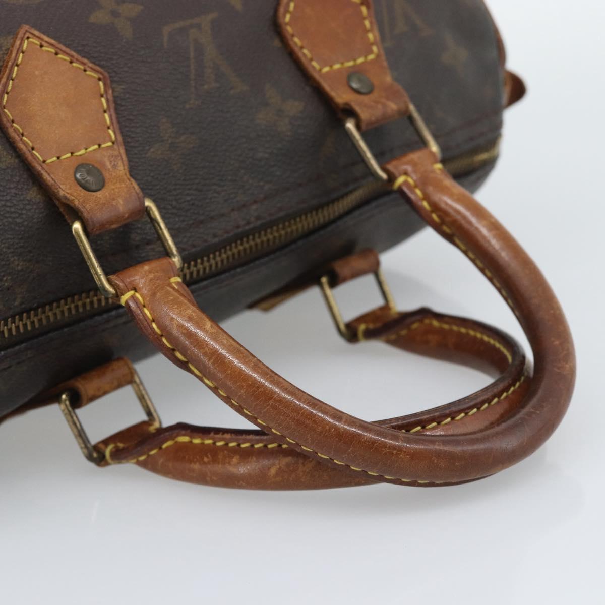 LOUIS VUITTON Monogram Speedy 25 Hand Bag M41528 LV Auth 196027