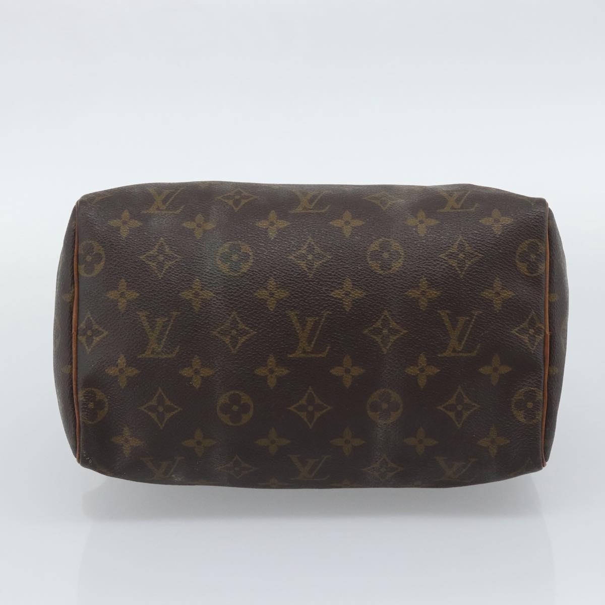LOUIS VUITTON Monogram Speedy 25 Hand Bag M41528 LV Auth 196027