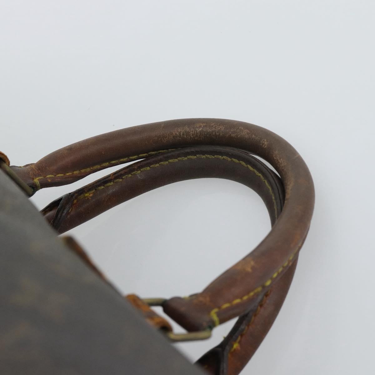 LOUIS VUITTON Monogram Speedy 35 Hand Bag M41524 LV Auth 196029