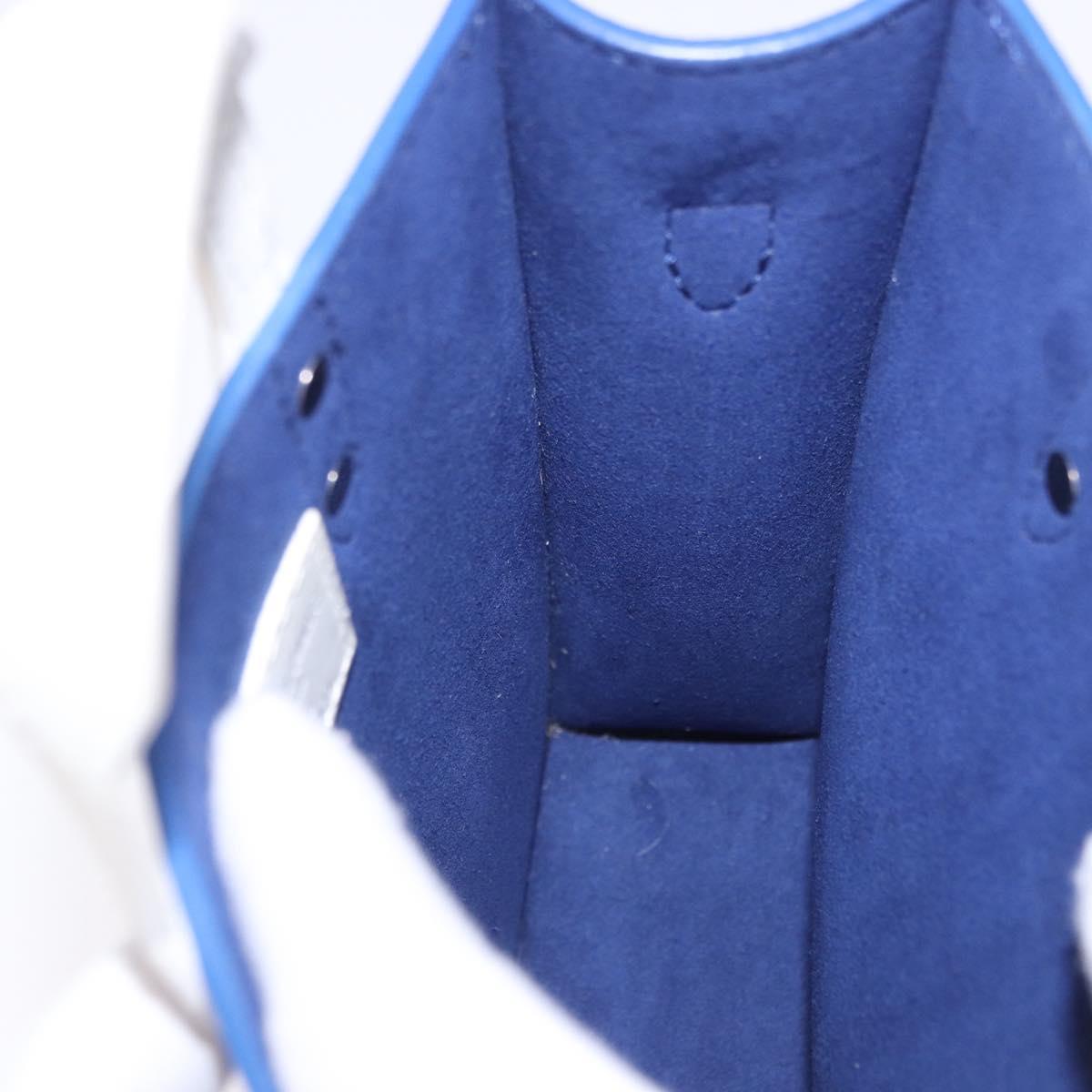 LOUIS VUITTON Sac XS Hand Bag Leather Blue M80841 LV Auth 196032M