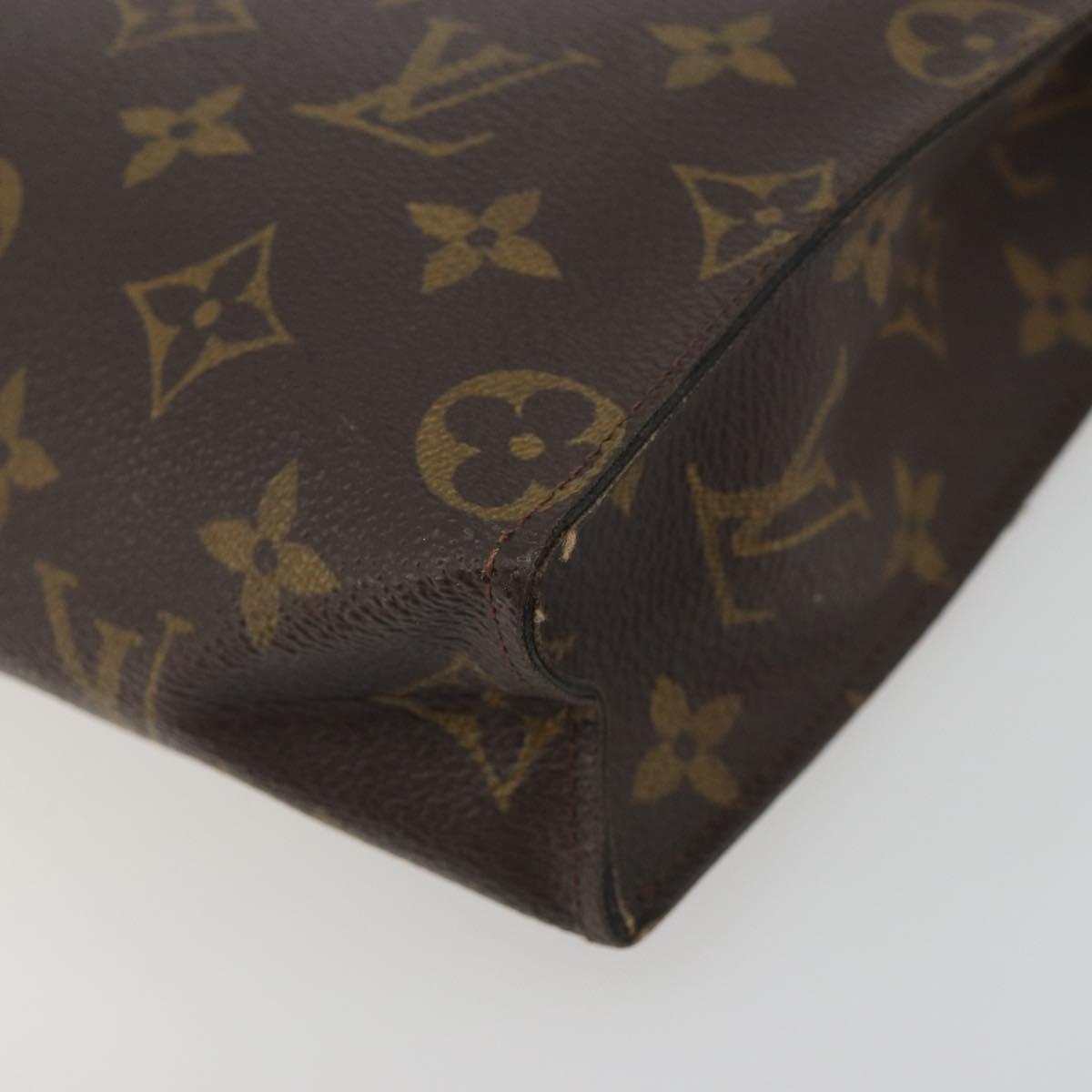 LOUIS VUITTON Monogram Poche Toilette 26 Pouch M47542 LV Auth 196033