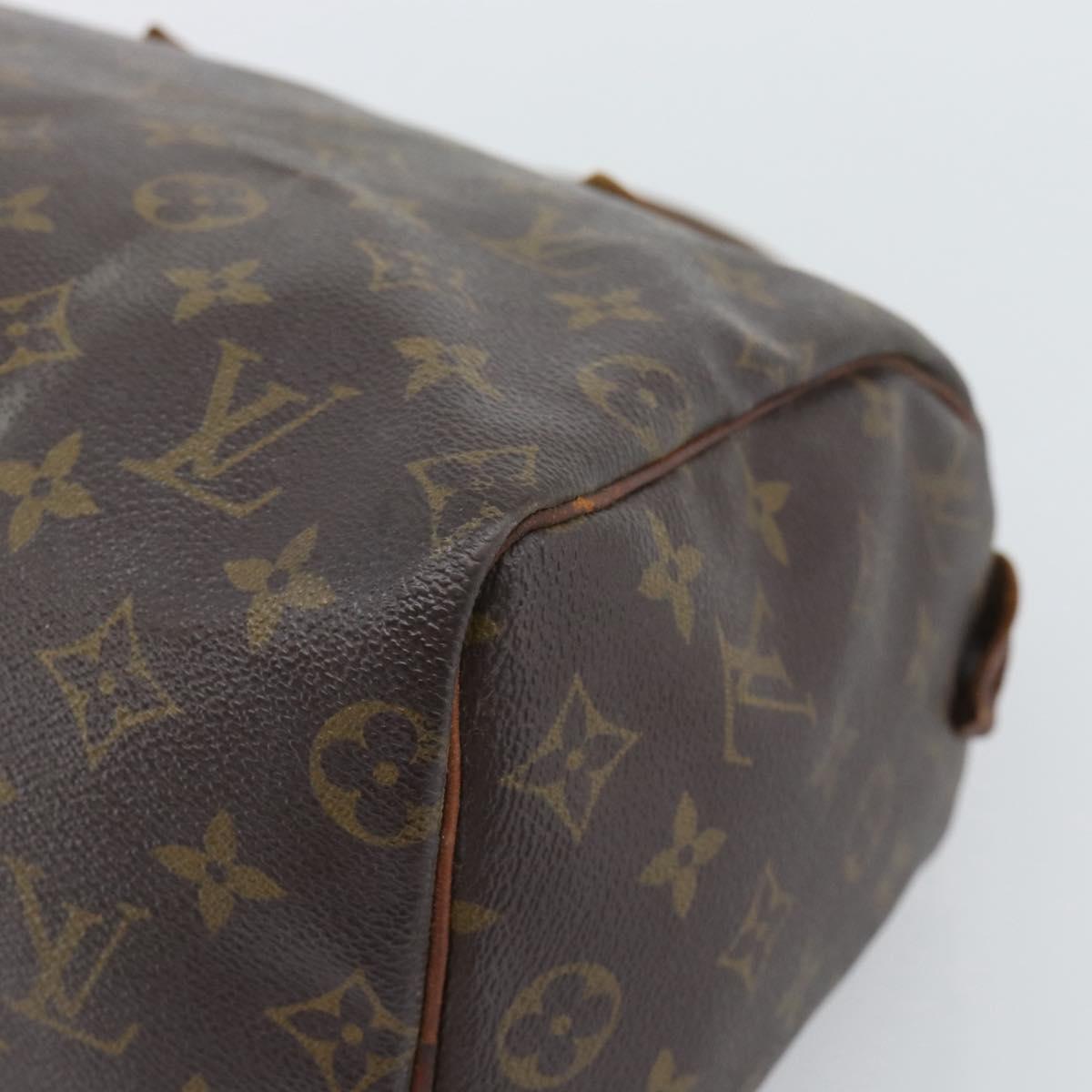 LOUIS VUITTON Monogram Speedy 25 Hand Bag M41528 LV Auth 196034