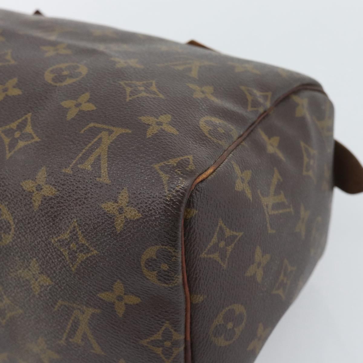 LOUIS VUITTON Monogram Speedy 25 Hand Bag M41528 LV Auth 196034