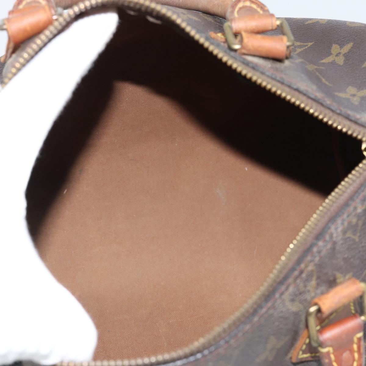 LOUIS VUITTON Monogram Speedy 25 Hand Bag M41528 LV Auth 196034