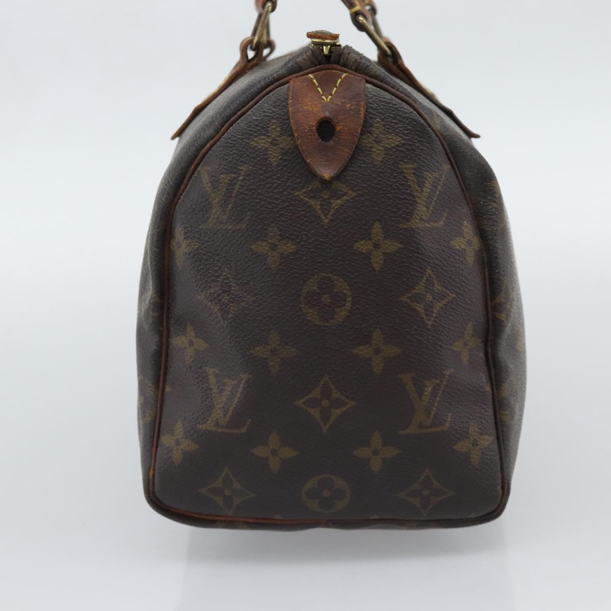 LOUIS VUITTON Monogram Speedy 25 Hand Bag M41528 LV Auth 196034