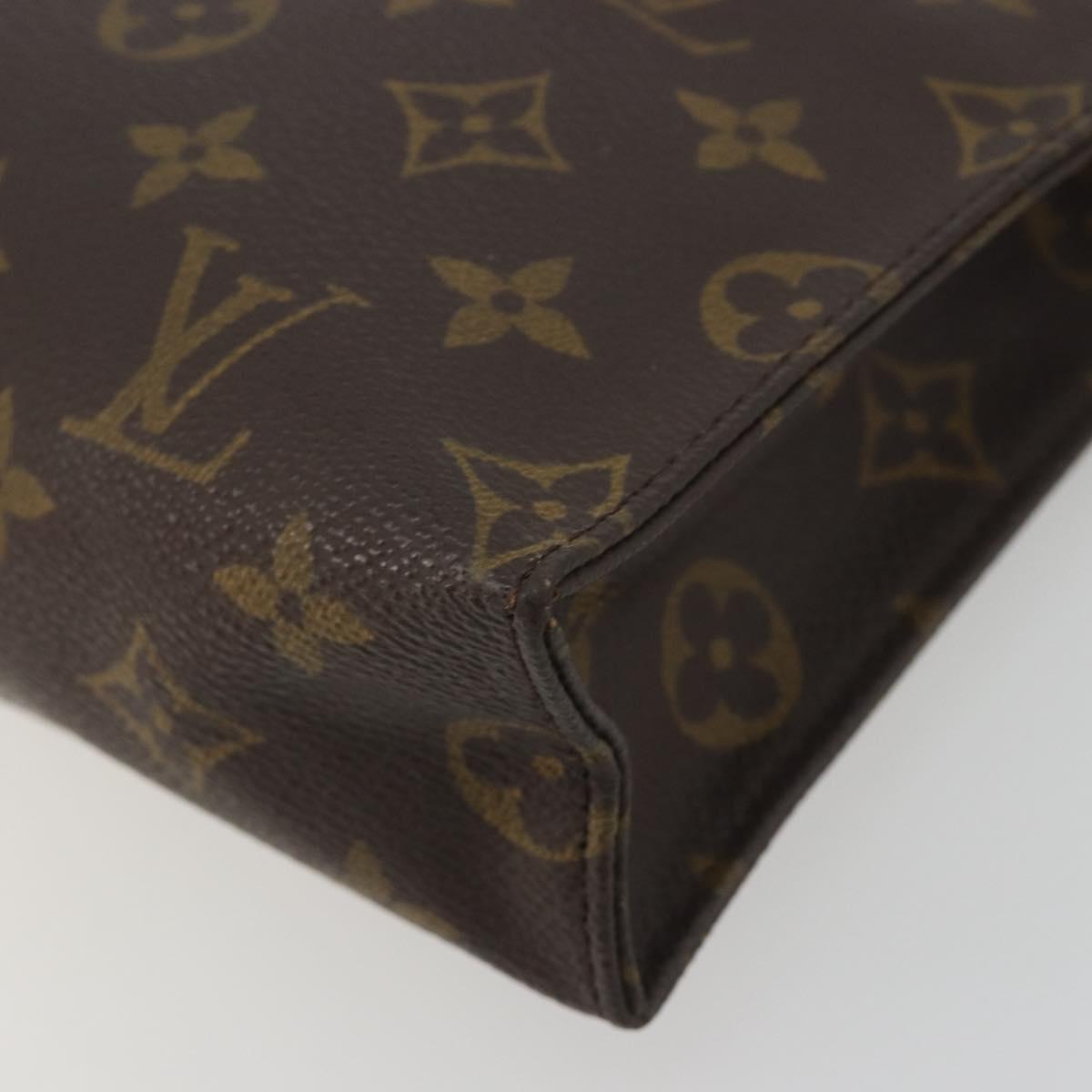 LOUIS VUITTON Monogram Poche Toilette 26 Pouch M47542 LV Auth 196037A