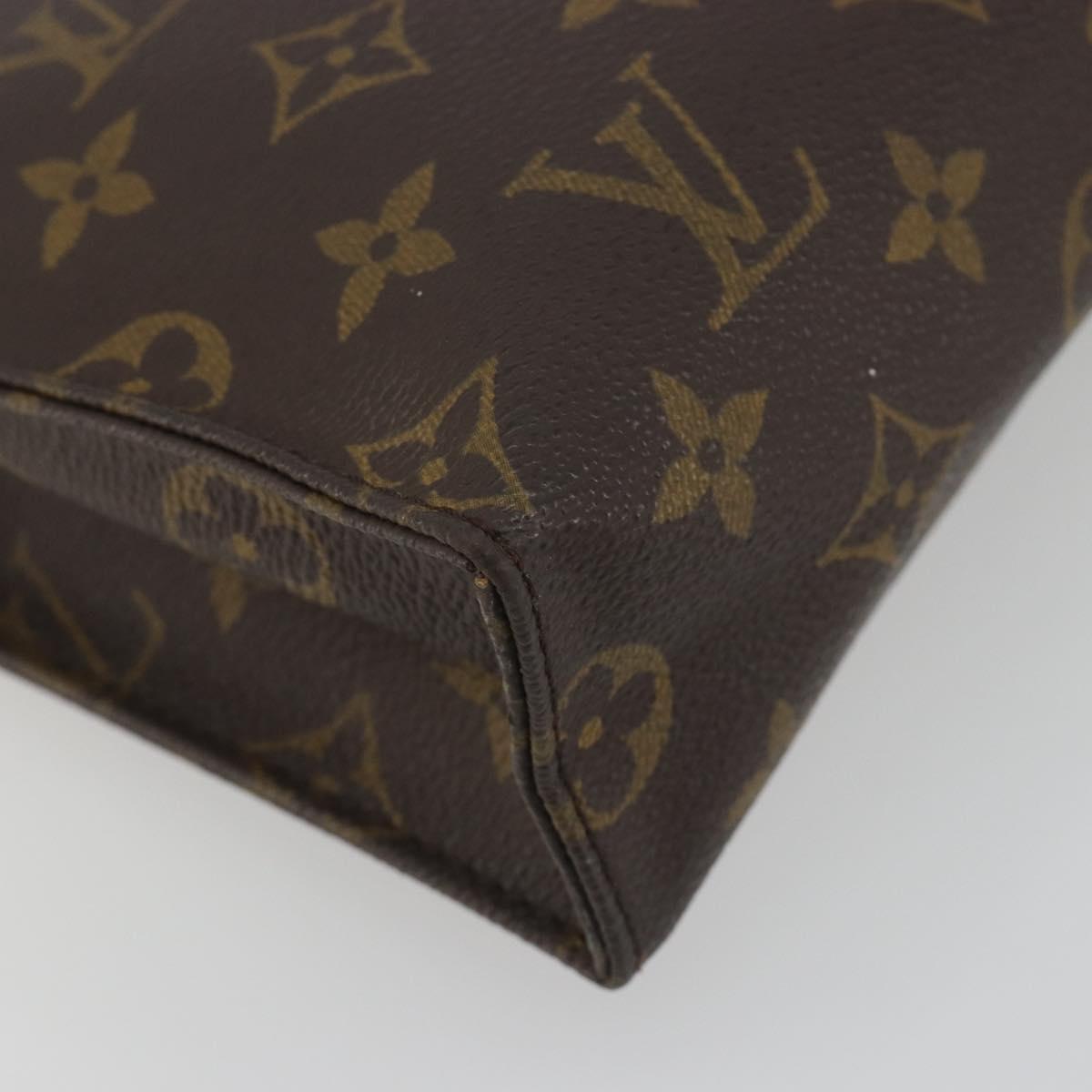 LOUIS VUITTON Monogram Poche Toilette 26 Pouch M47542 LV Auth 196037A