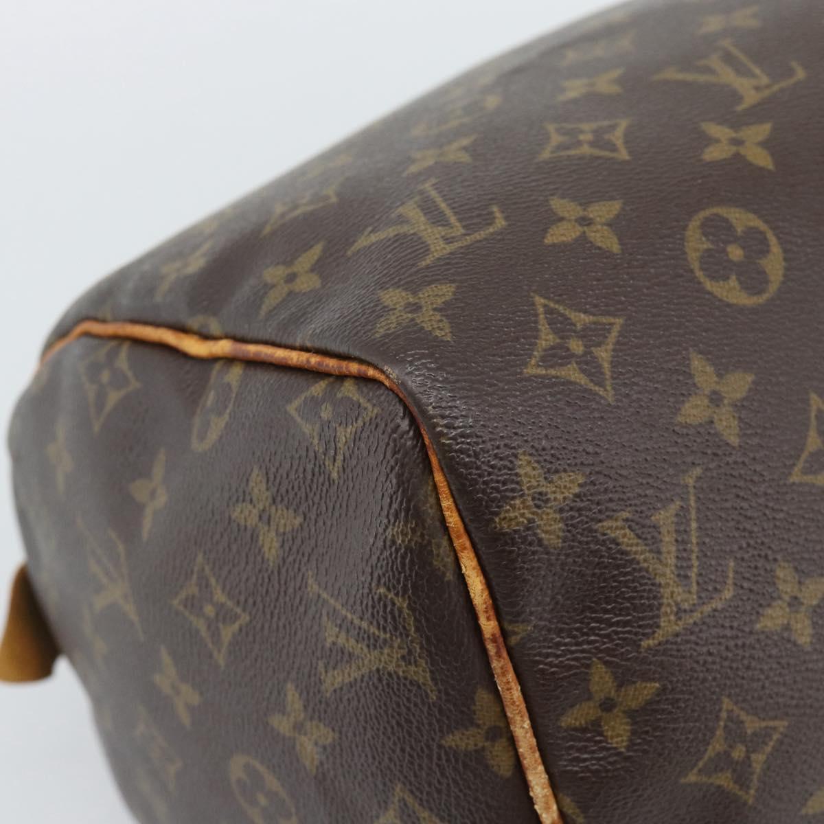 LOUIS VUITTON Monogram Speedy 30 Hand Bag M41526 LV Auth 196038