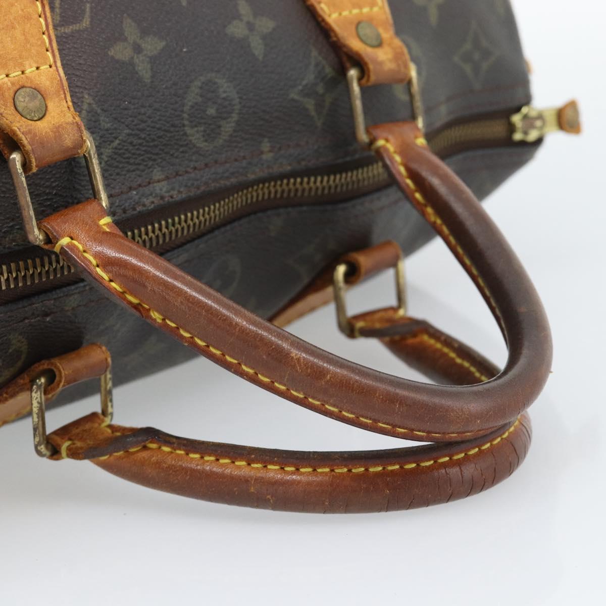 LOUIS VUITTON Monogram Speedy 30 Hand Bag M41526 LV Auth 196038