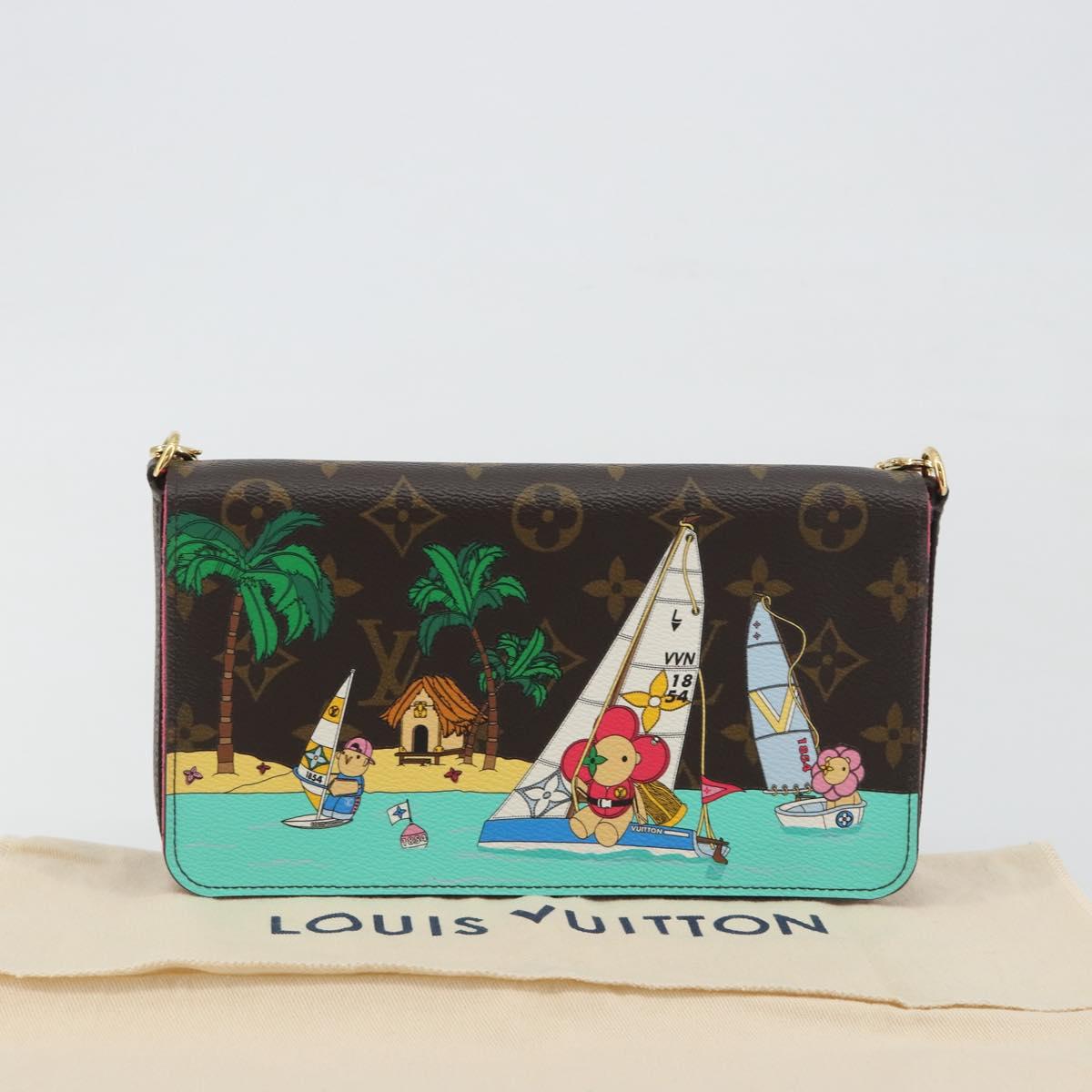 LOUIS VUITTON Monogram Vivienne Pochette Felice Bag M82627 LV Auth 196042M