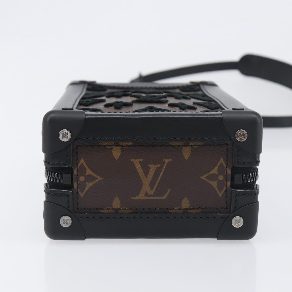LOUIS VUITTON Monogram Tuftage Vertical Software Trunk Bag M45044 Auth 196052M