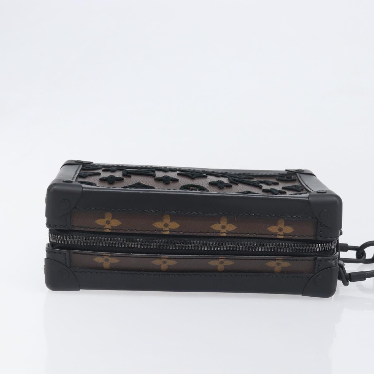 LOUIS VUITTON Monogram Tuftage Vertical Software Trunk Bag M45044 Auth 196052M