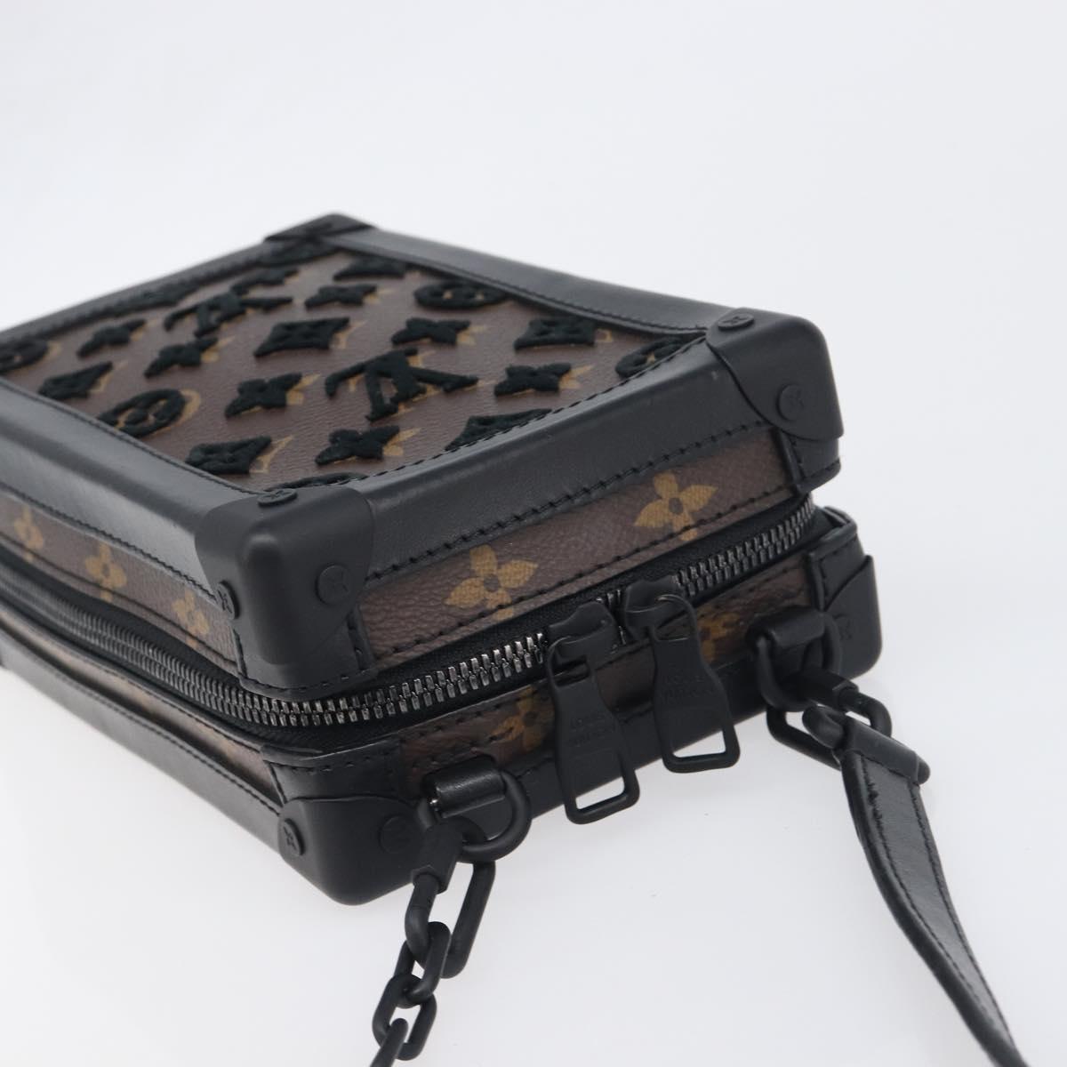 LOUIS VUITTON Monogram Tuftage Vertical Software Trunk Bag M45044 Auth 196052M
