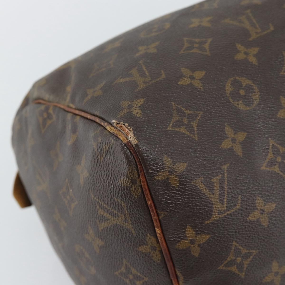 LOUIS VUITTON Monogram Speedy 30 Hand Bag M41526 LV Auth 196059