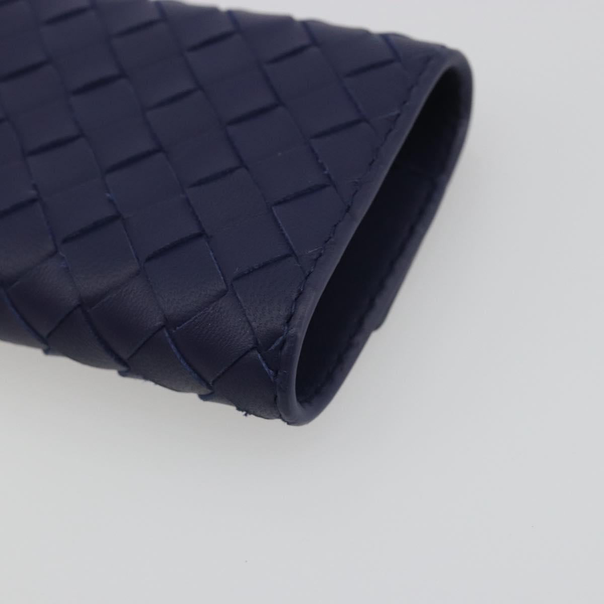 BOTTEGA VENETA INTRECCIATO Key Case Leather Navy Auth 196068V