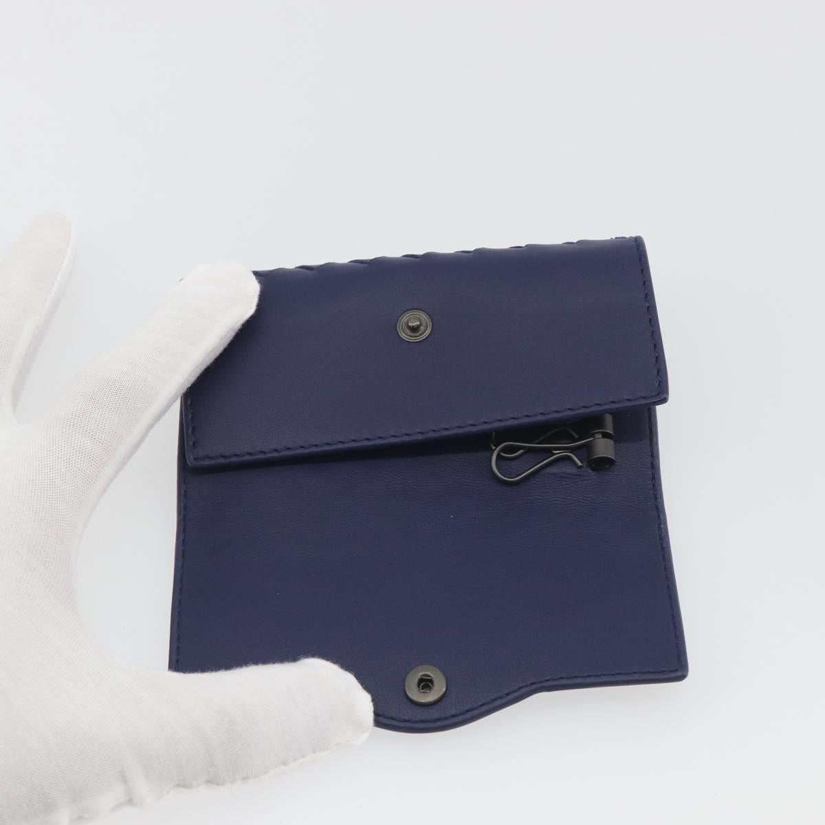 BOTTEGA VENETA INTRECCIATO Key Case Leather Navy Auth 196068V